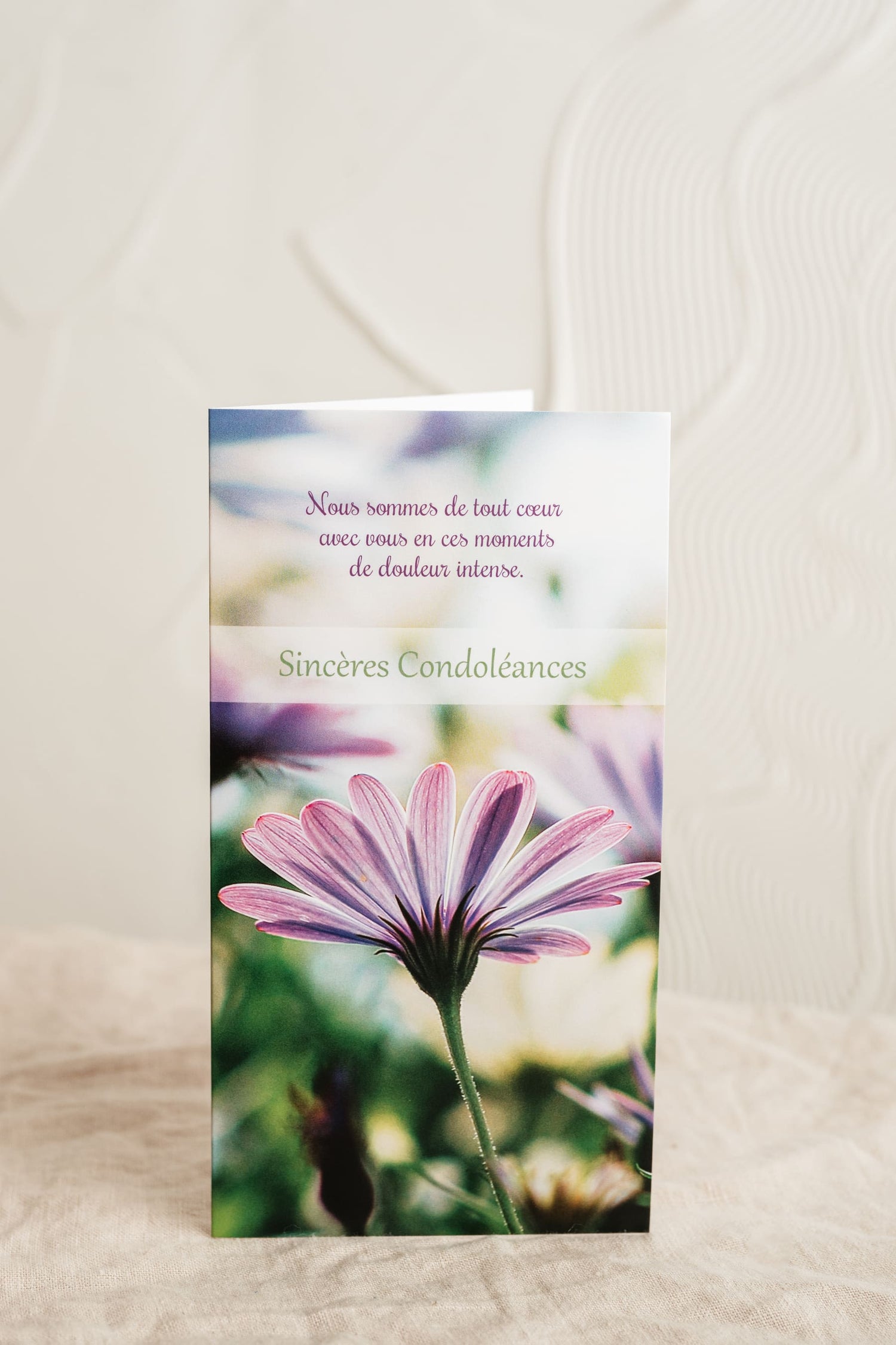 Carte, sincères condoléances