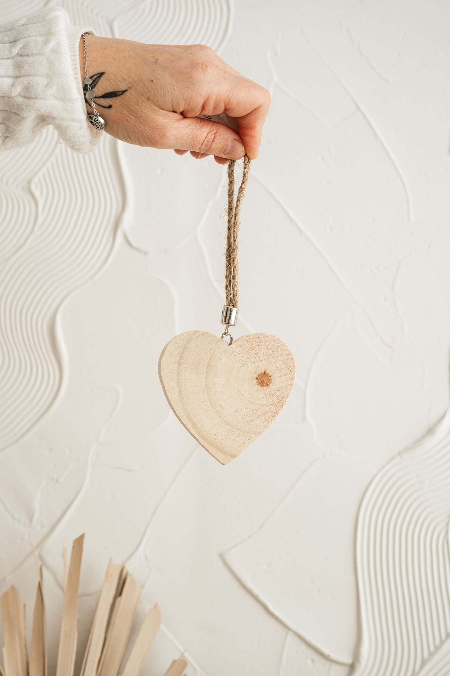 Coeur en bois simple
