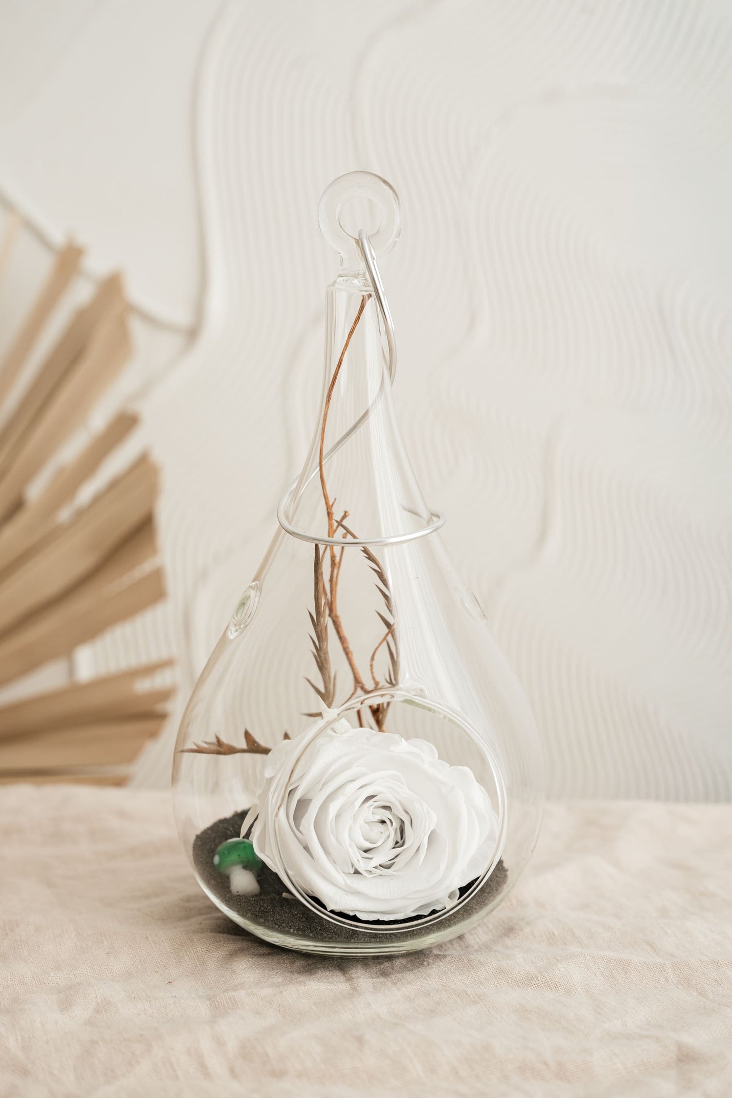 Fleurs éternelles dans sa bulle