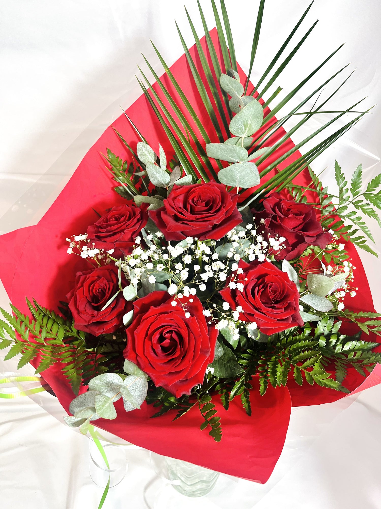 6 Roses rouges