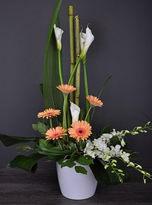 Callas et gerbera